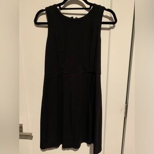 LOFT Black Strapless Sheath Dress Cocktail